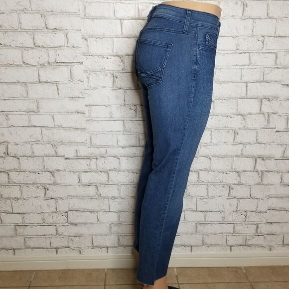NYDJ Marilyn Raw Hem Ankle Jeans - Picture 4 of 5